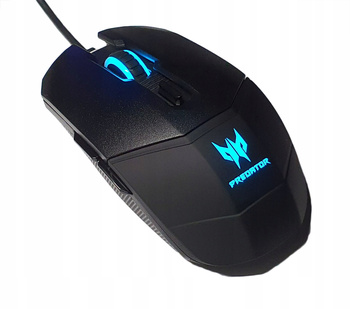 MYSZ ACER PREDATOR SM-9627 USB CZARNA NIEBIESKI LED