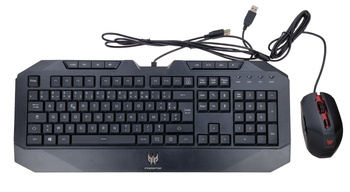 NOWA KLAWIATURA I MYSZ ACER PREDATOR USB FRANCUSKA